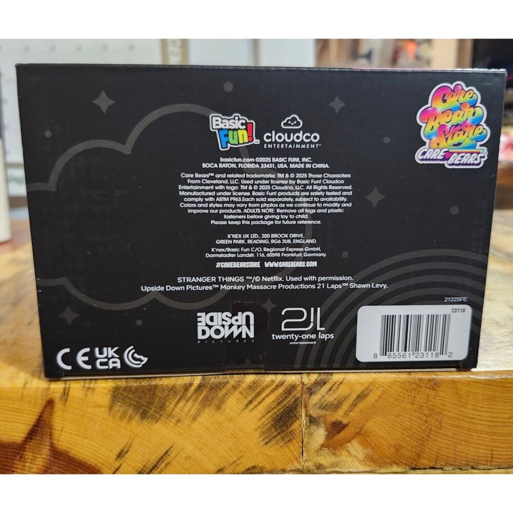 Care Bears × Stranger Things Cheer Bear as Eleven 12″ Plush Limited Edition New - Picture 6 of 6